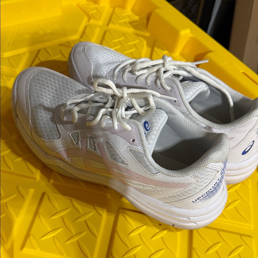 Asics White Athletic Shoes